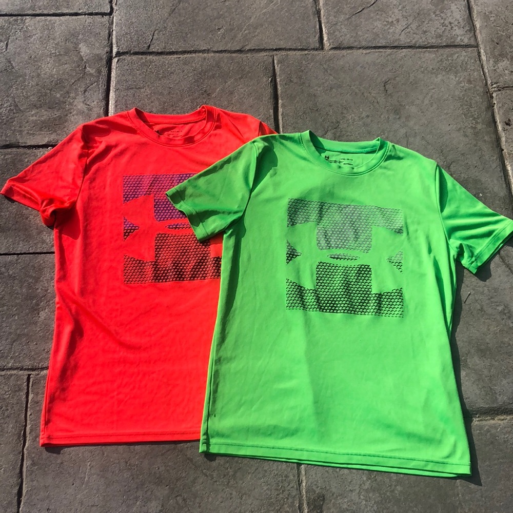 2 Boys Under Armour short sleeve T-Shirts YLG